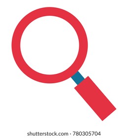 magnifying glass isolated icon