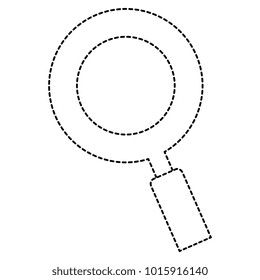 magnifying glass isolated icon vector illustration design