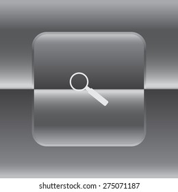 Magnifying glass isolated on white background. Search Icon. Vector illustration