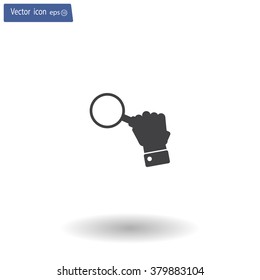 Magnifying glass isolated on white background. Search Icon. Vector illustration