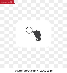 Magnifying glass isolated on white background. Search Icon. Vector illustration