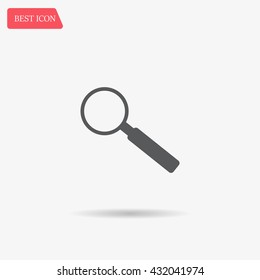 Magnifying glass isolated on white background. Search Icon. Vector illustration