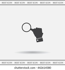 Magnifying glass isolated on white background. Search Icon. Vector illustration