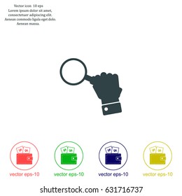 Magnifying glass isolated on white background. Search Icon. Vector illustration