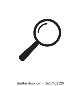 magnifying glass isolated vector icon