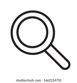 magnifying glass line style icon vector illustration design