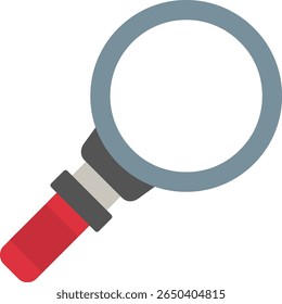 Magnifying glass Line vector Icon Design