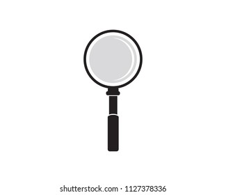 magnifying glass logo