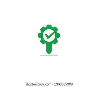 Magnifying glass logo 