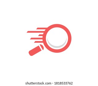 Icono del vector de búsqueda del logotipo de la lupa 