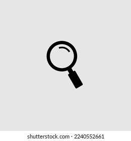 magnifying glass logo or symbol