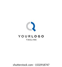 magnifying glass logo template vector design. eps10