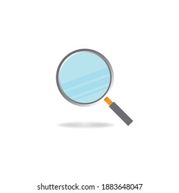 magnifying glass logo vector icon design