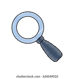 Magnifying glass lupe