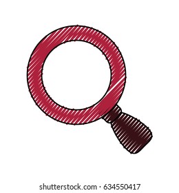 Magnifying glass lupe