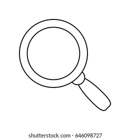Magnifying glass lupe