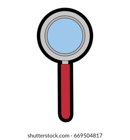 Magnifying glass lupe