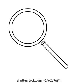 Magnifying glass lupe