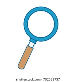 Magnifying glass lupe