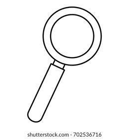 Magnifying glass lupe
