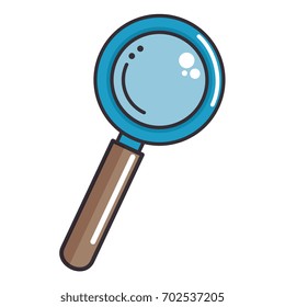Magnifying glass lupe