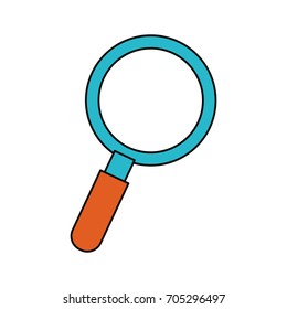 Magnifying glass lupe