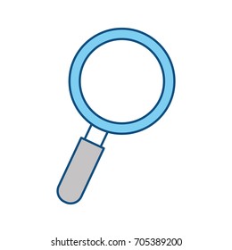 Magnifying glass lupe