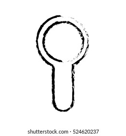Magnifying glass lupe icon vector illustration graphic design