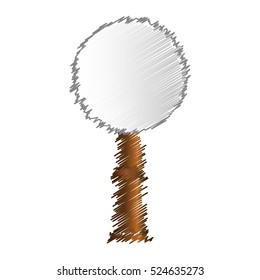 Magnifying glass lupe icon vector illustration graphic design