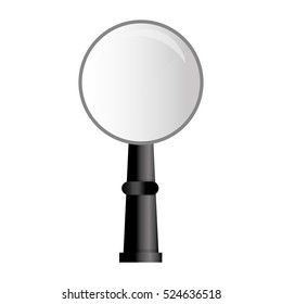 Magnifying glass lupe icon vector illustration graphic design