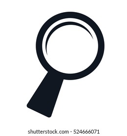 magnifying glass lupe icon vector illustration graphic design