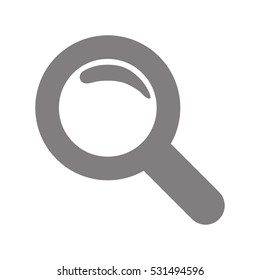 magnifying glass lupe icon vector illustration graphic design