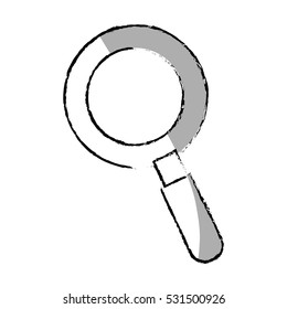 magnifying glass lupe icon vector illustration graphic design