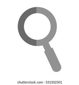 magnifying glass lupe icon vector illustration graphic design