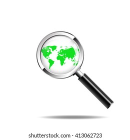  magnifying glass Map Search