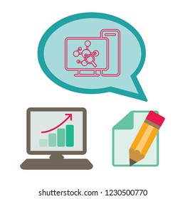 Uma lente de aumento sobre um computador descobre um vírus de computador