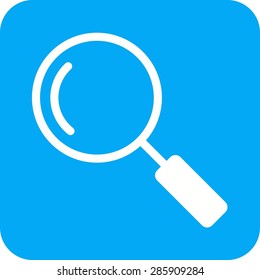 Magnifying glass, optimization, search icon vector image. Can also be used for Phone Tab and Settings. Suitable for use on web apps, mobile apps and print media