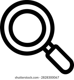 Magnifying glass over a business document for financial audit, tax inspection and data analysis vector illustration.
