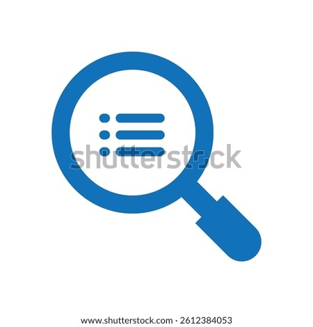 Magnifying Glass over Code logo icon