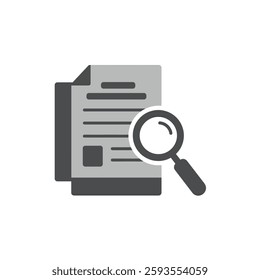 Magnifying Glass Over Financial Documents, Symbolizing Financial Auditing and Accuracy in Bookkeeping