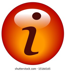 magnifying glass over top of information button