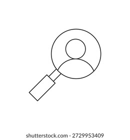 Lupa sobre o usuário para encontrar indivíduos