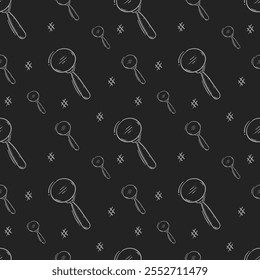 magnifying glass pattern. magnifying seamless pattern. doodle magnifying glass seamless pattern. doodle magnifying glass background
