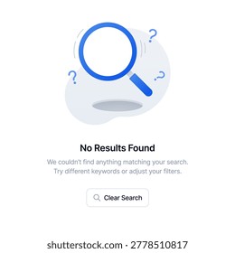 Magnifying glass with question marks over a hole, representing a 
