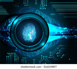 Magnifying Glass scanning and identifying a computer virus. Antivirus protection security concept. PC. vector. scan. technology digital website internet web. scanning. Hand print.