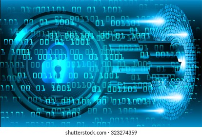 Magnifying Glass scanning and identifying a computer virus. Antivirus protection and computer security concept. PC. one zero. scan. technology digital website internet web. vector  lock, key, Padlock