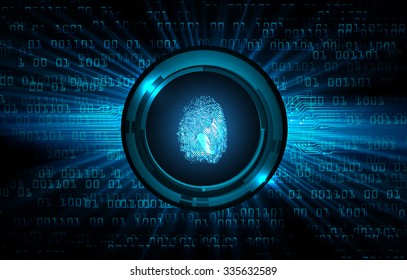 Magnifying Glass scanning and identifying a computer virus. Antivirus protection security concept. PC. vector. scan. technology digital website internet web. scanning. Hand print.
