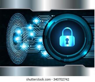 Magnifying Glass scanning and identifying a computer virus. Antivirus protection and computer security concept