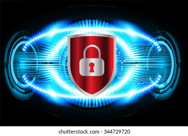 Magnifying Glass scanning and identifying a computer virus. Antivirus protection and computer security concept. PC. vector one zero. scan. technology digital website internet web