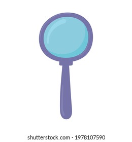 magnifying glass science isolated style
